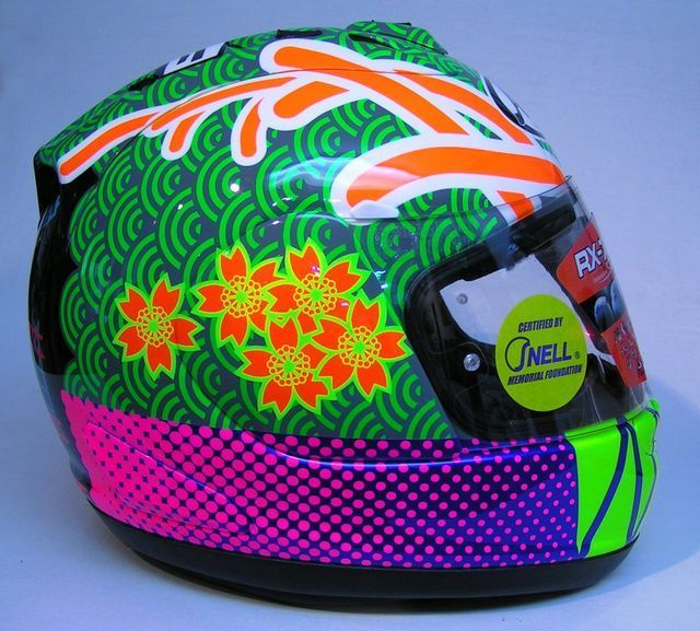 aerografie su casco