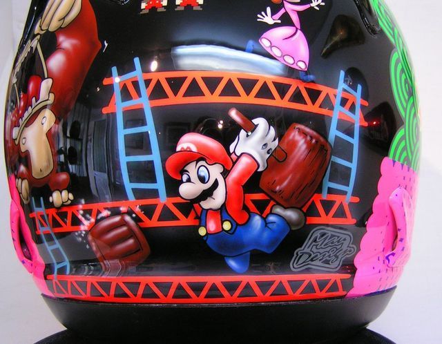aerografie su casco