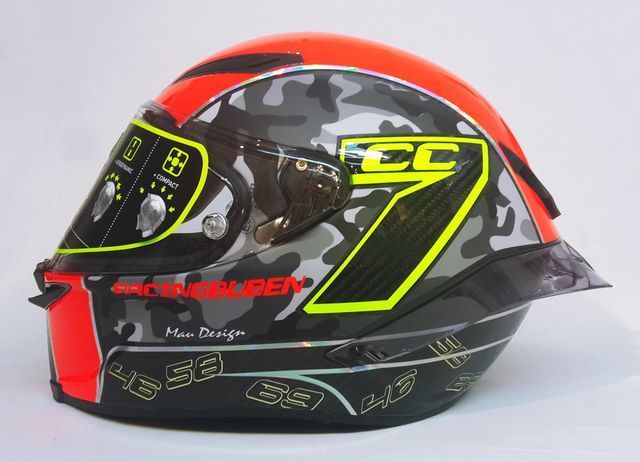 aerografie su casco