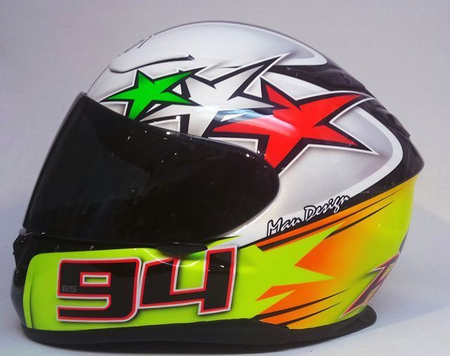 grafiche su casco