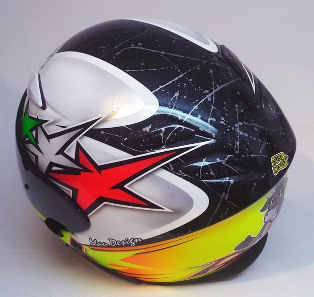 grafiche su casco