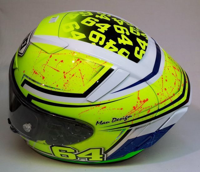 grafiche su casco