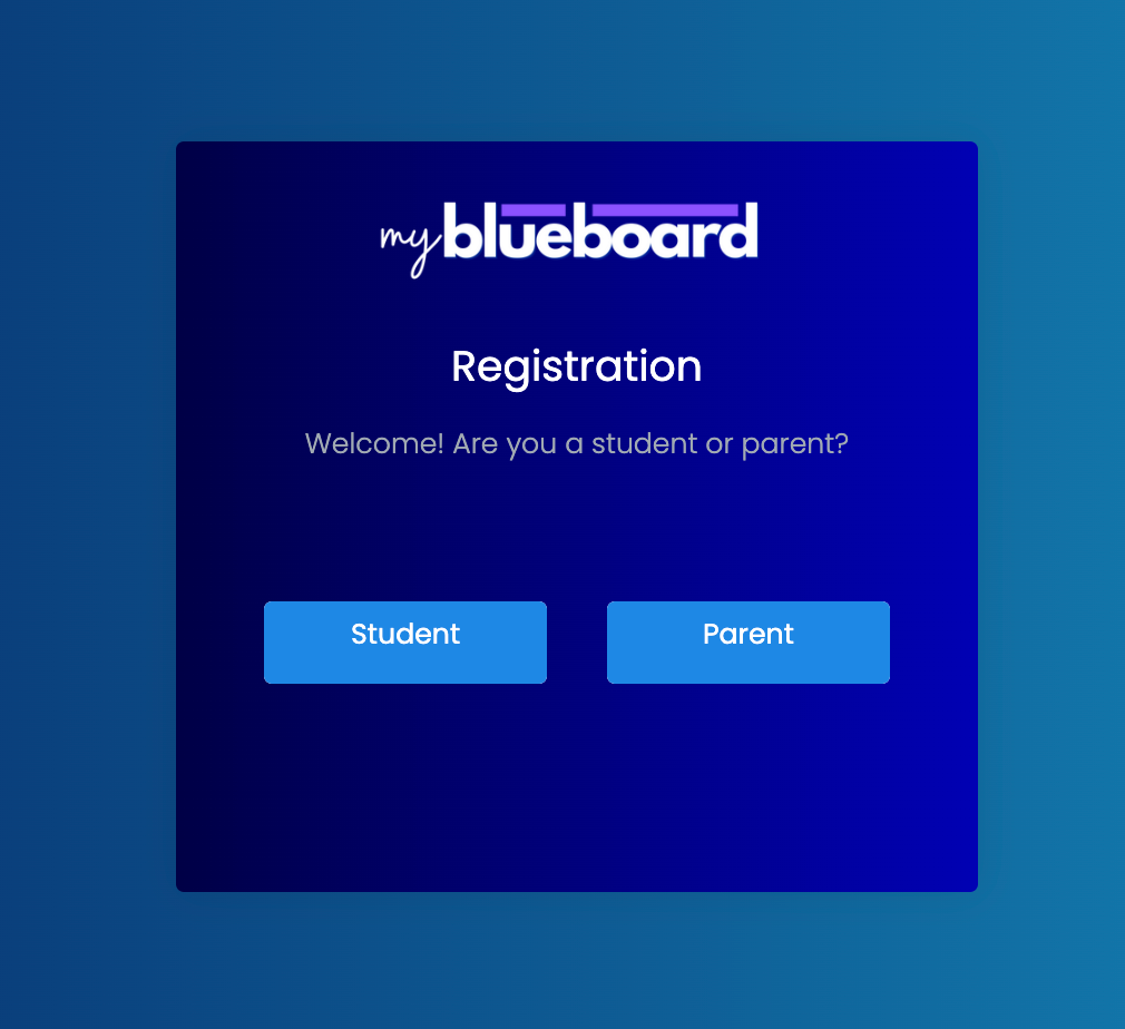 Select Account Type