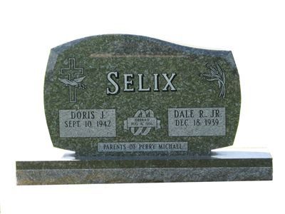 curved headstone