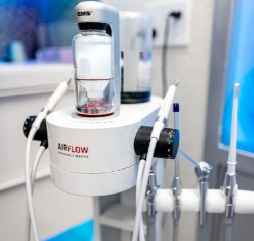 A dental machine that says airflow on it