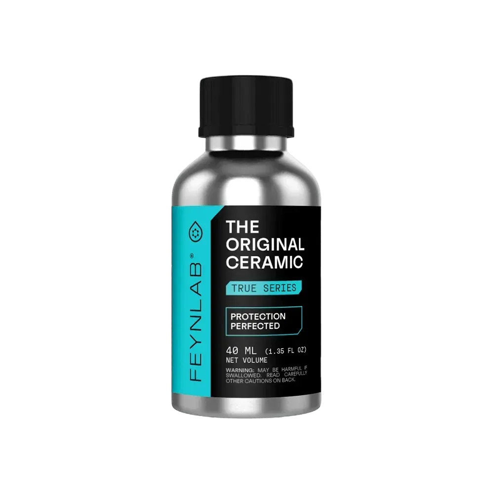 Silver bottle of FEYNLAB The Original Ceramic car protection.