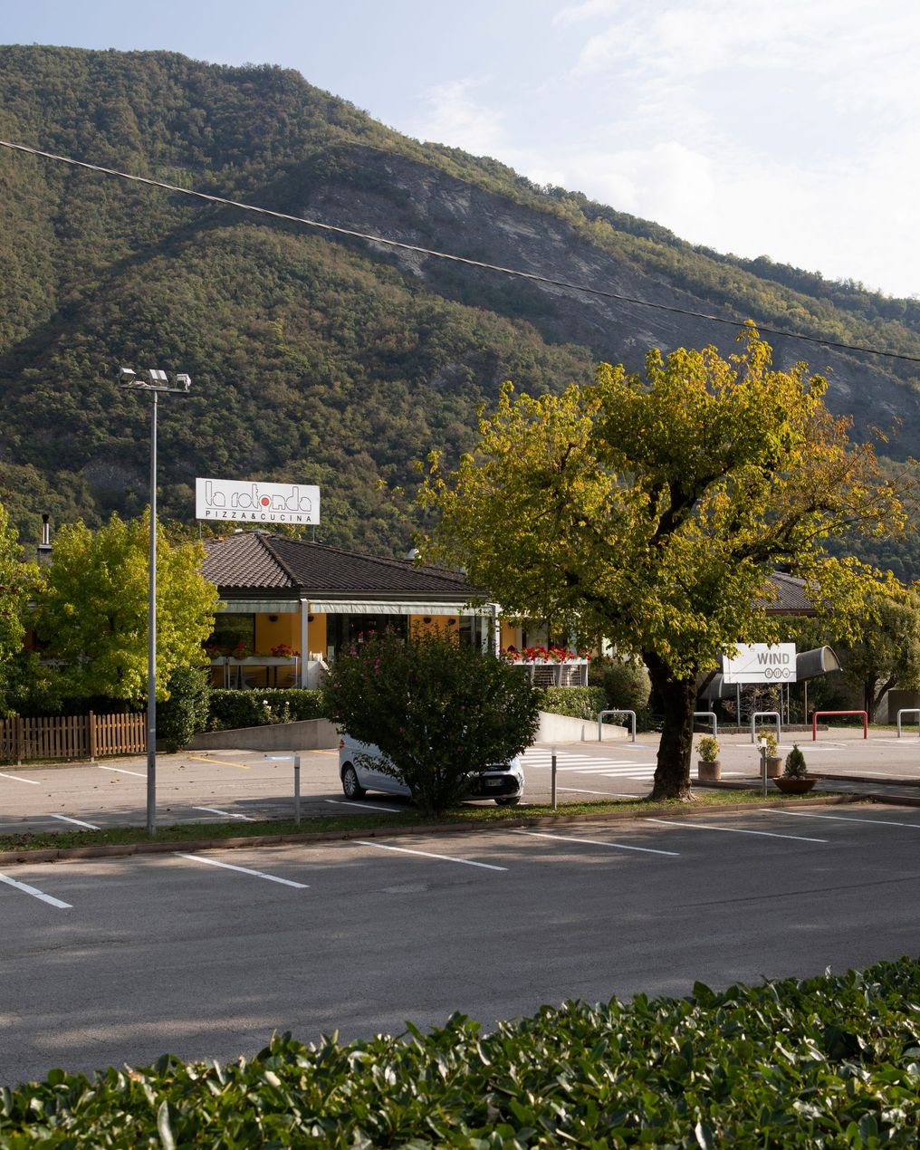 vista del parcheggio