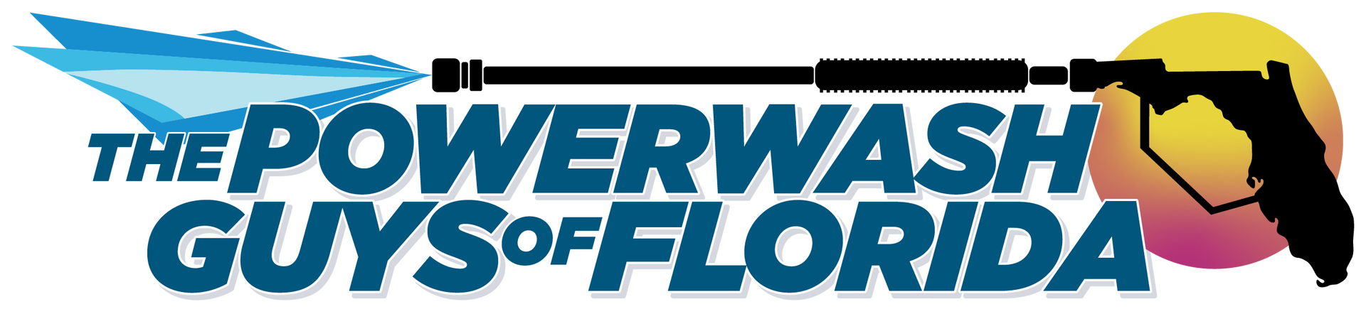 A logo for the powerwash guys of florida