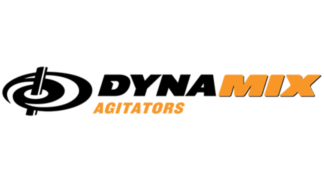 The dynamic agitators logo is black and orange on a white background.