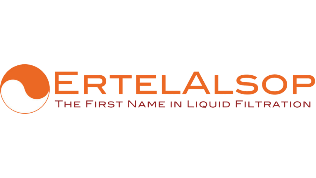 The logo for ertealsop is the first name in liquid filtration.
