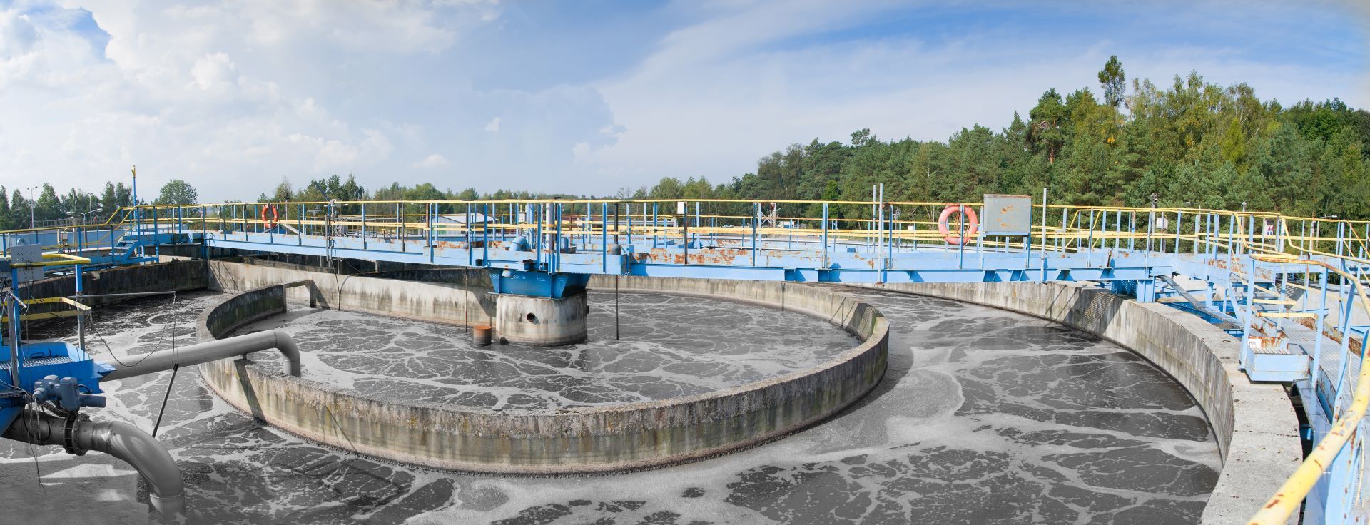 The Solid Contact Clarifier Tank type Sludge Recirculation process in Water Treatment plant