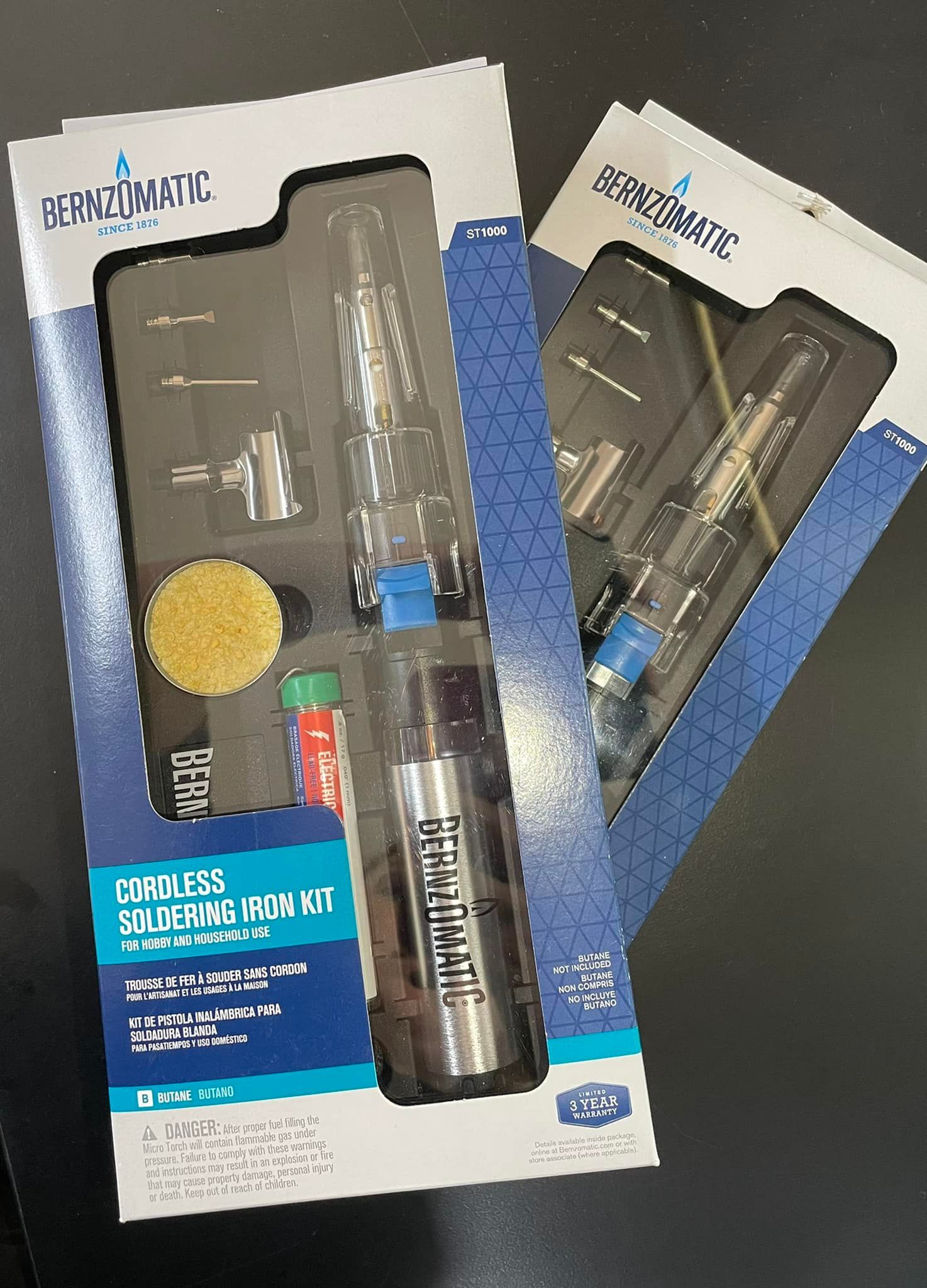 Two Boxed Portasol Cordless Soldering Iron Kits — Ingham Agencies in Ingham, QLD