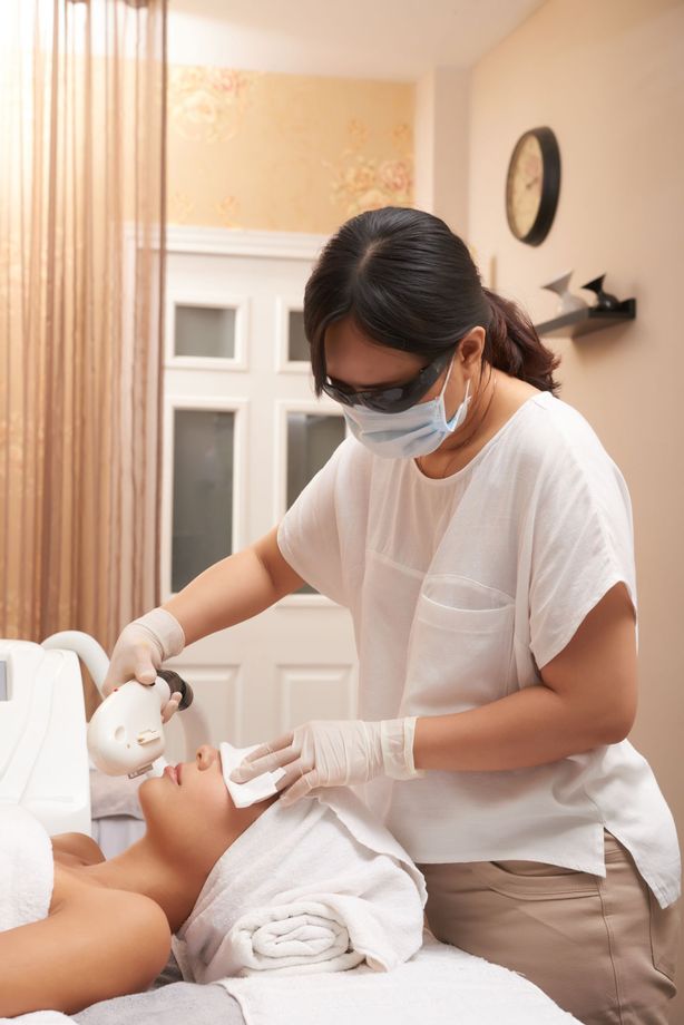 Woman Getting Treatment