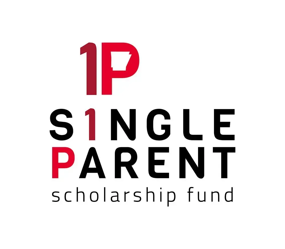 A logo for a single parent scholarship fund.