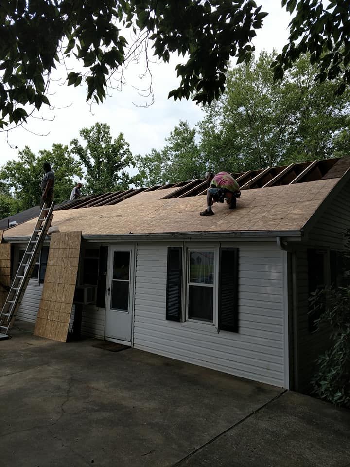 Man Working on the Roof — Kingsport, TN — McMurray Boy's Roofing
