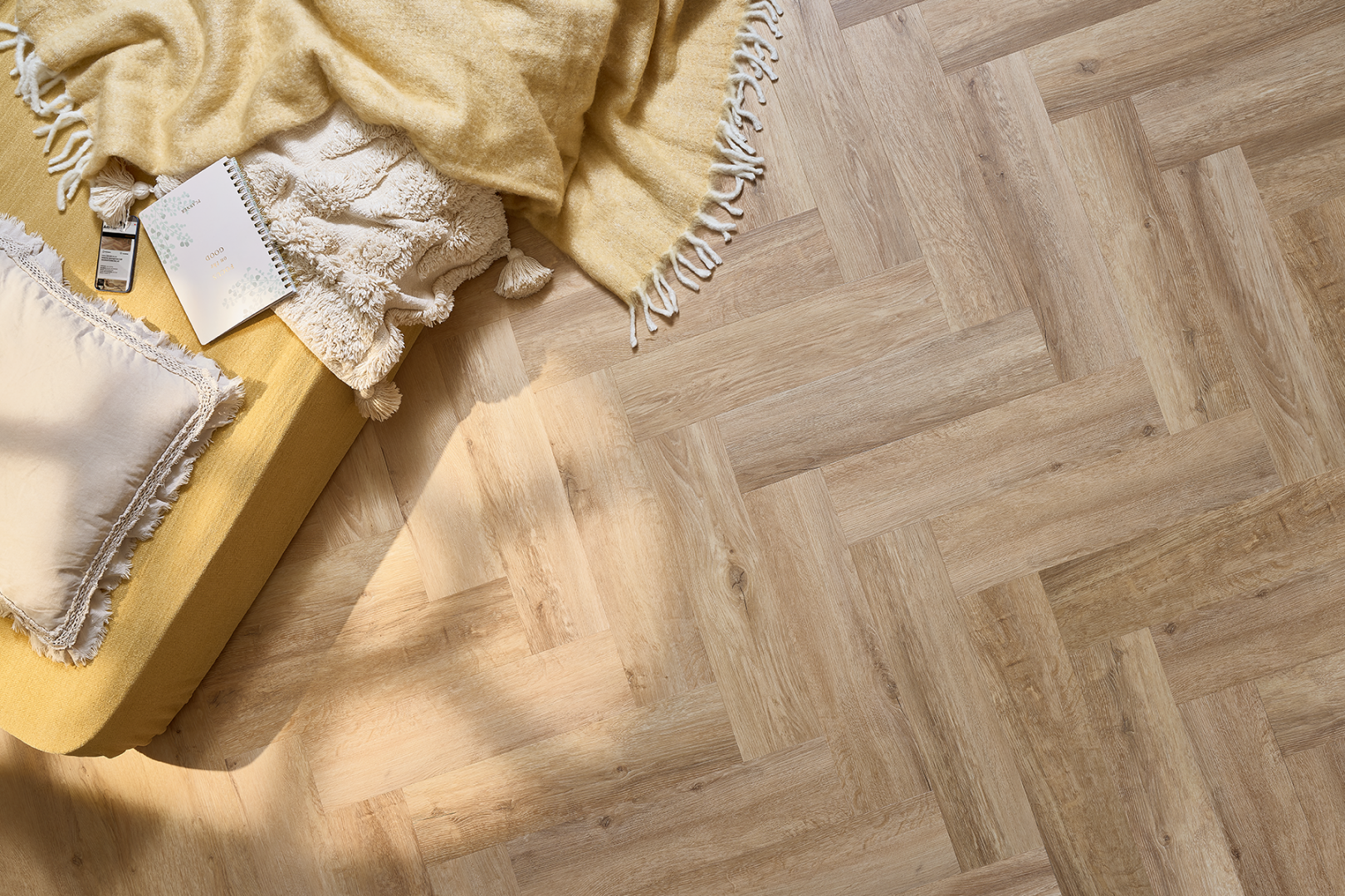 Floormatch.nl Vinyl vloer Arbiton Amaron Herringbone Windsor Eik