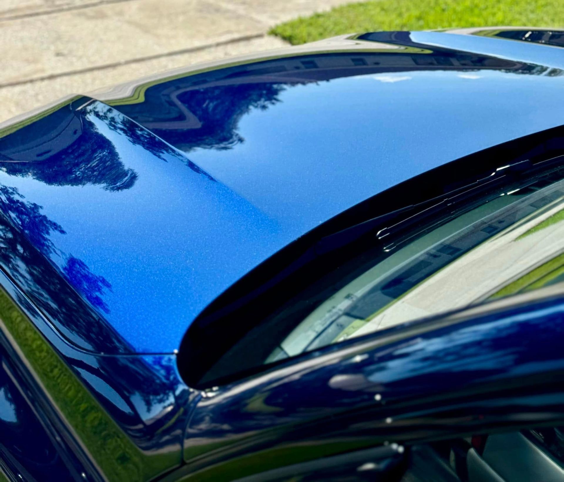 red car full paint correction