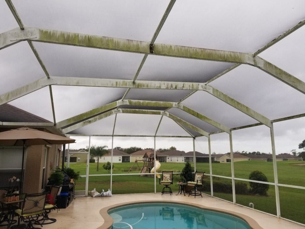 Orange Beach pool screen cleaning