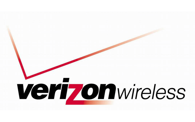 A verizon wireless logo on a white background