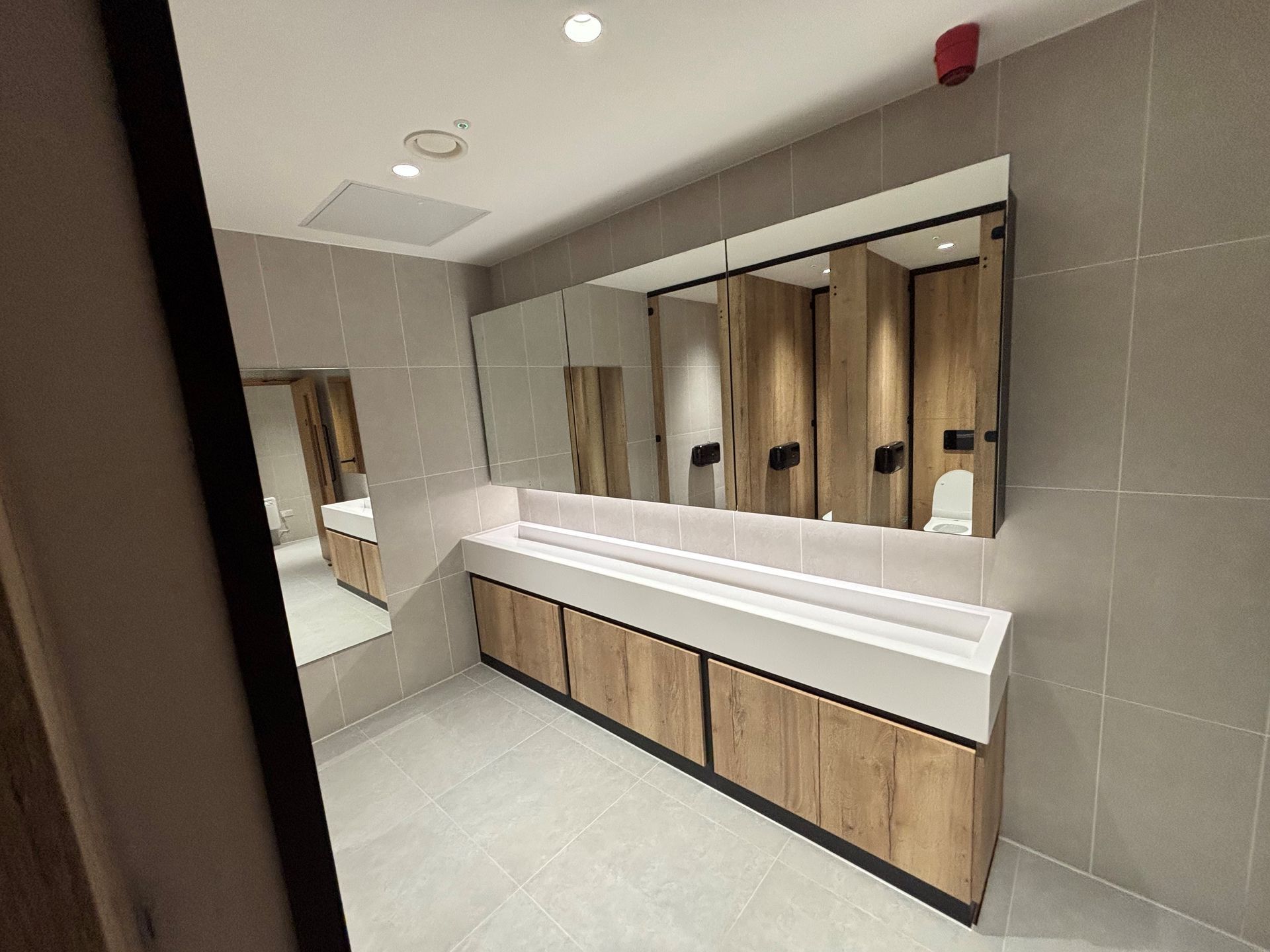 Bespoke office joinery installation