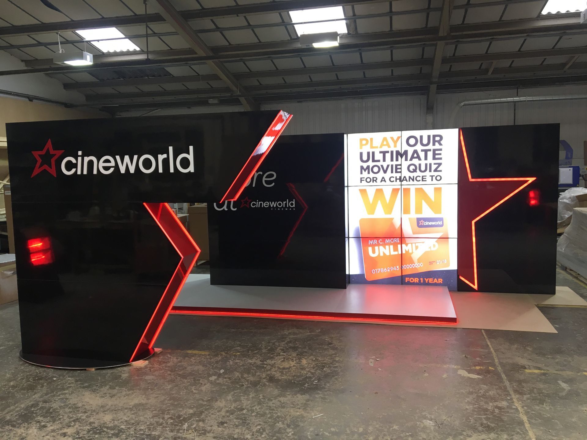 Exhibition display stands