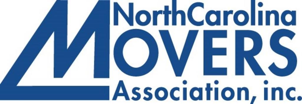 Blue logo for North Carolina Movers Association, inc.