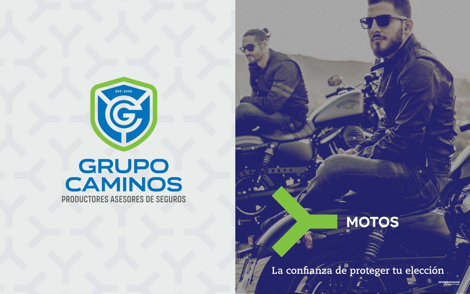 A group of men are riding motorcycles on a road.