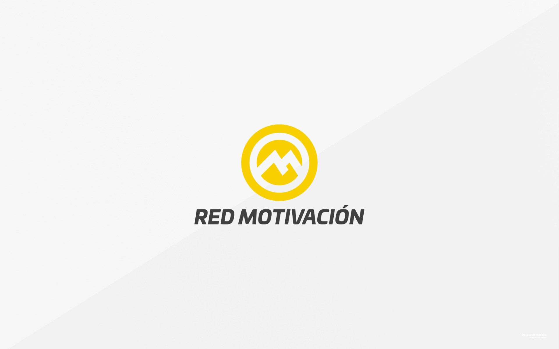 A yellow logo with the word red on it
