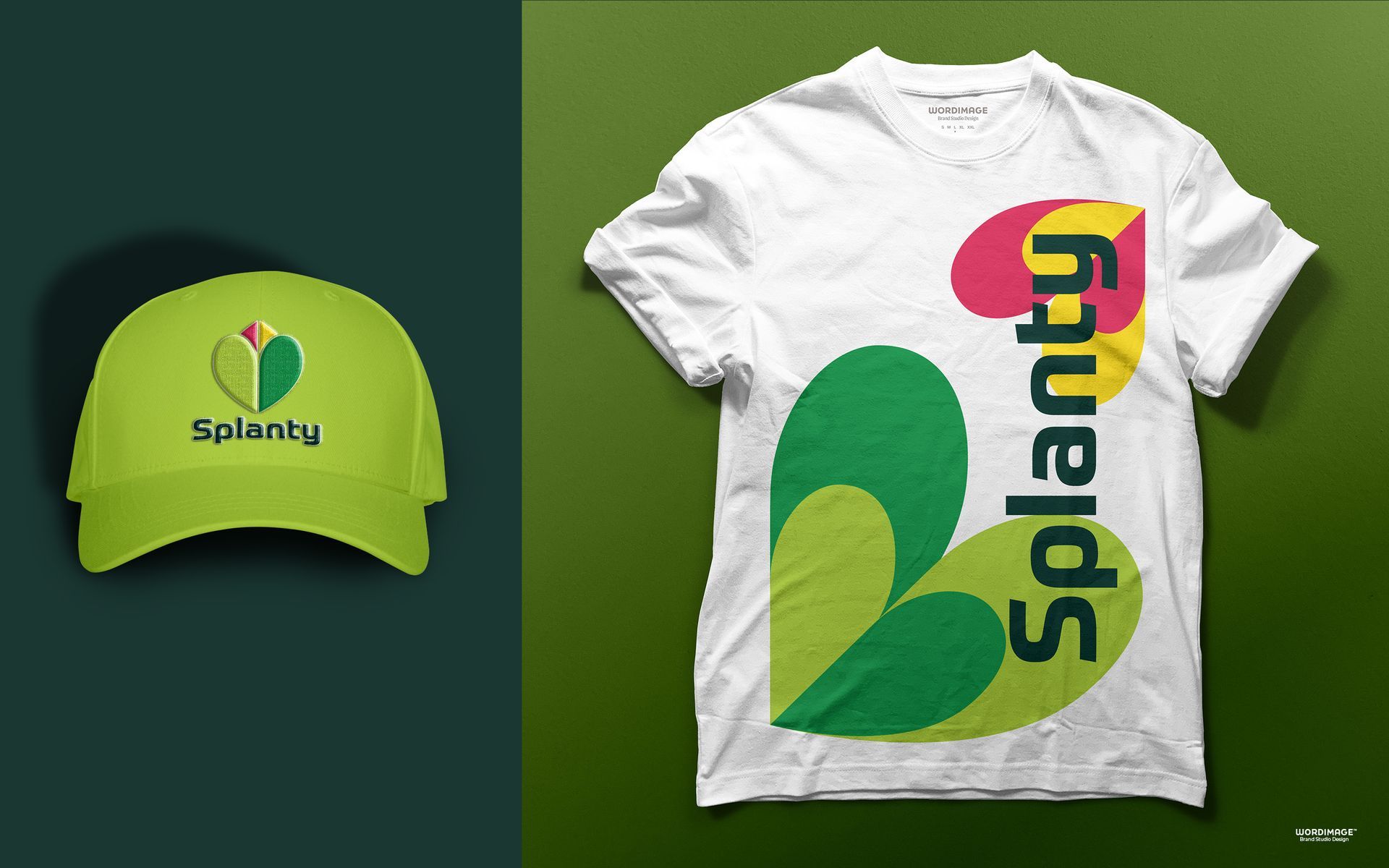 A hat and a t-shirt with the word splanty on them