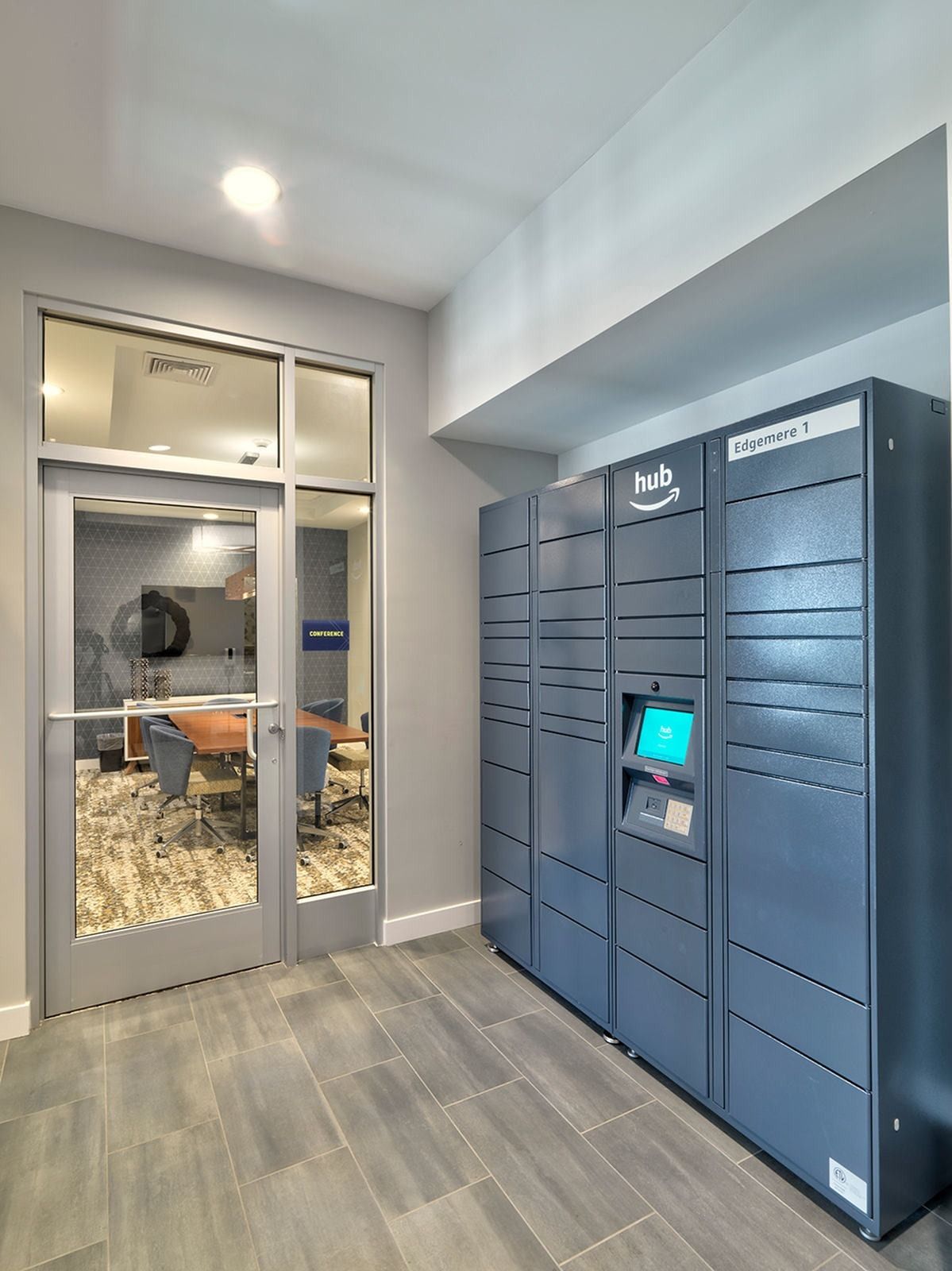 Mailroom and Package Lockers | Edgemere Crossing