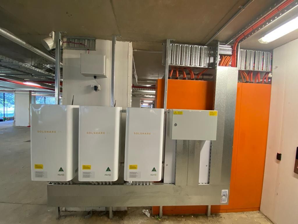 Image of solar batteries.