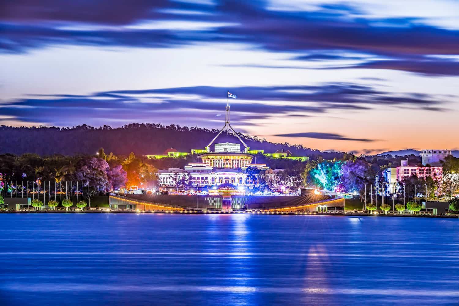 Captivating Canberra Cityscape Showcasing Virtue Electrical's Excellence — Electrical Services in Canberra, ACT