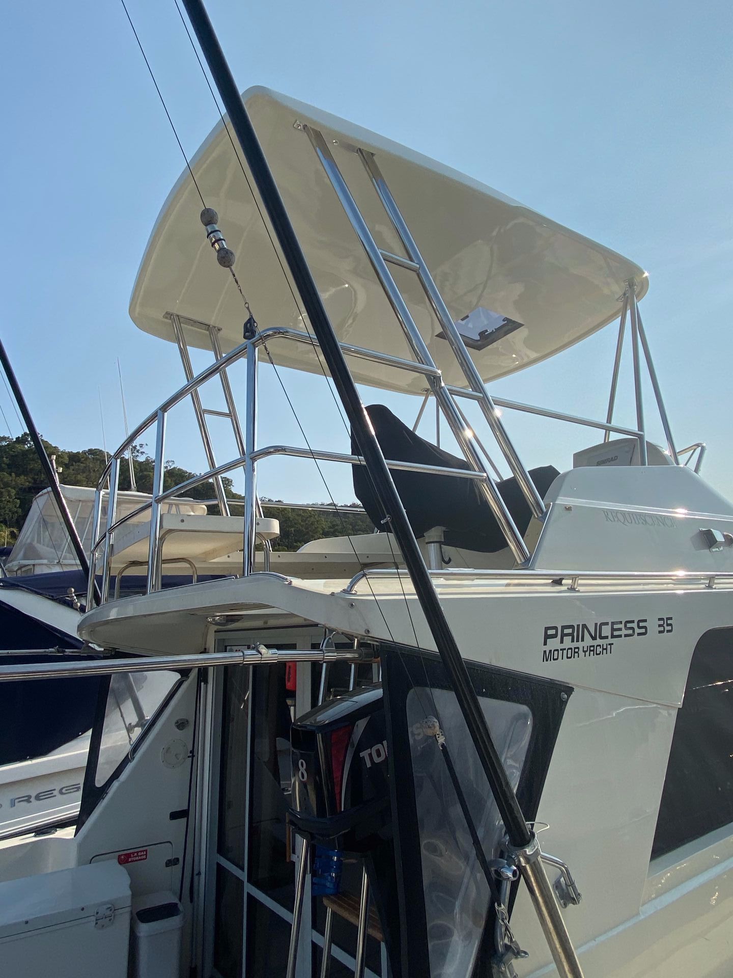 A Boat With the Name Princess on the Side — EB Metalworks in Somersby, NSW