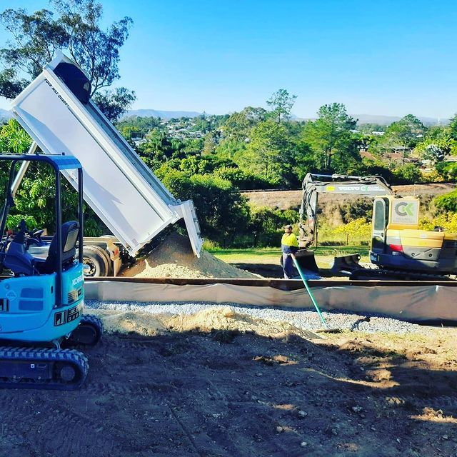 A Dump Truck — CK's Milling & Earthworks in Bells Bridge, QLD