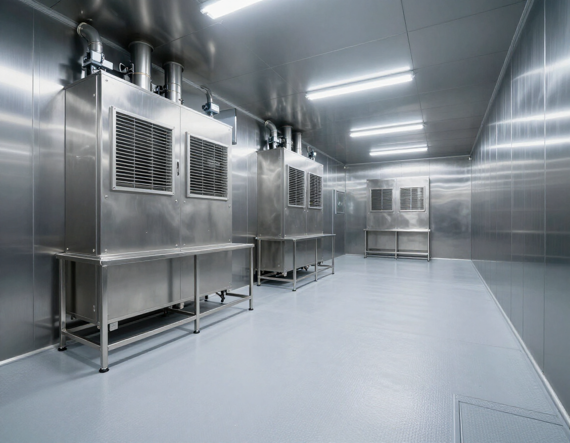 Cuarto frío industrial instalado para negocios de alimentos