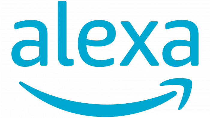 Alexa logo in teal with a smiling Amazon arrow.