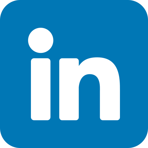 LinkedIn logo: White