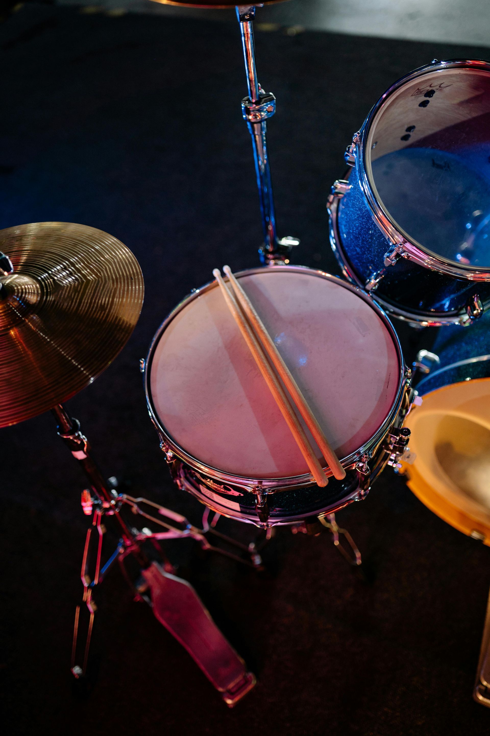 A close up of percussion