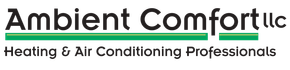 Logo for Ambient Comfort LLC, featuring the company name and tagline 