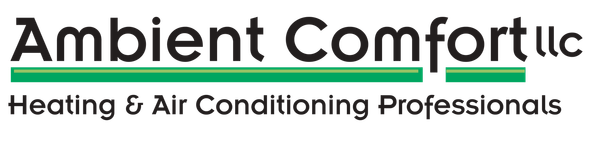 Logo for Ambient Comfort LLC, featuring the company name and tagline 