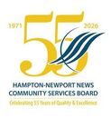 Hampton-Newport News 55th anniversary logo image