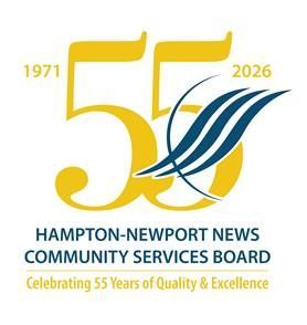 Hampton-Newport News 55th anniversary logo image