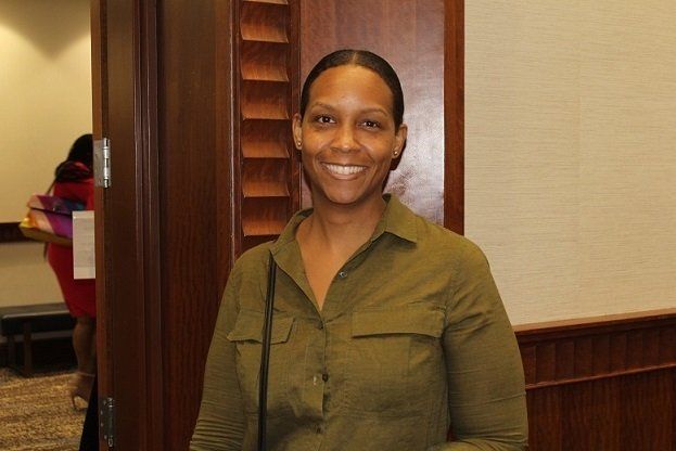 Michele, 5-years of service recognized employee