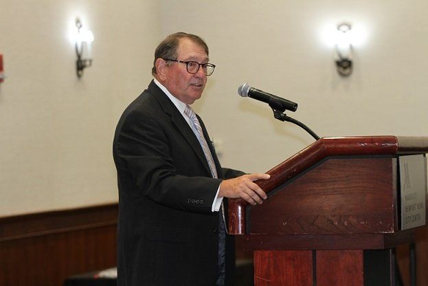 Mr. Morehouse delivers his Hall of Fame acceptance speech