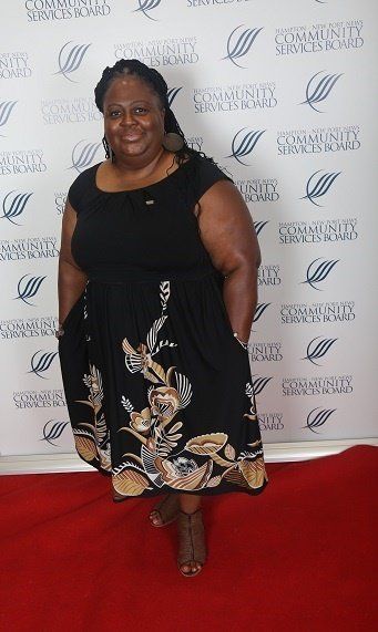 Nicole, 10-years of service recognized employee