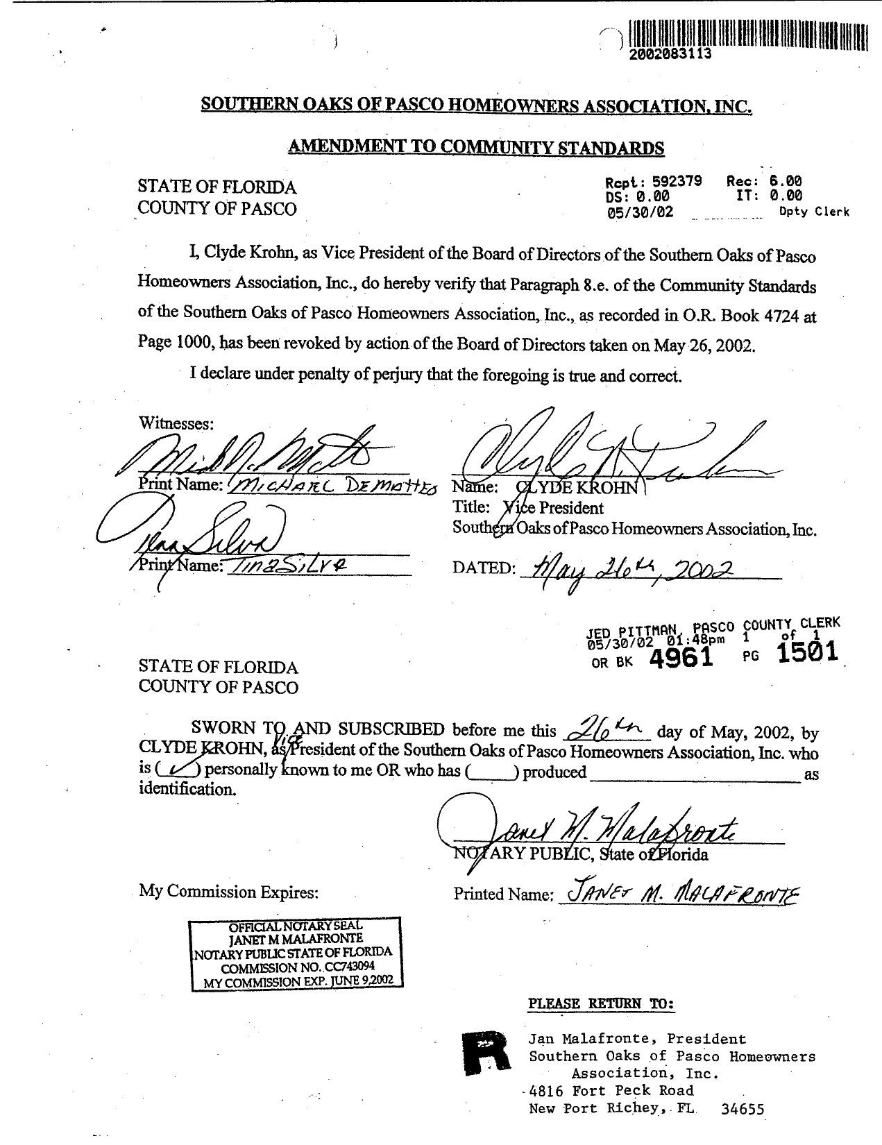 Community Standards - First Amendment