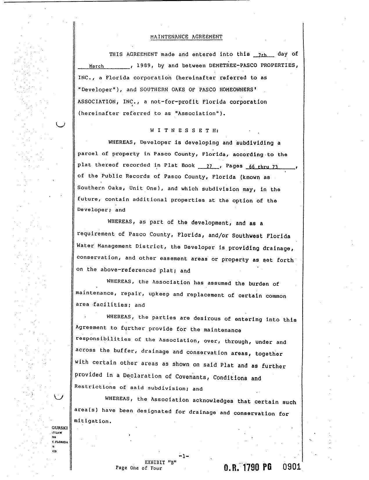 Maintenance Agreement