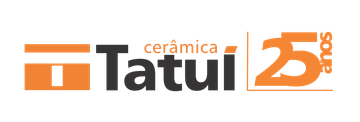 Um logotipo para tatui ceramica é mostrado em um fundo branco