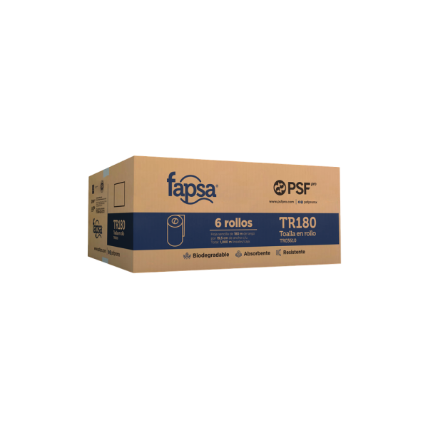 Fapsa TR180 Toalla en Rollo Blanca