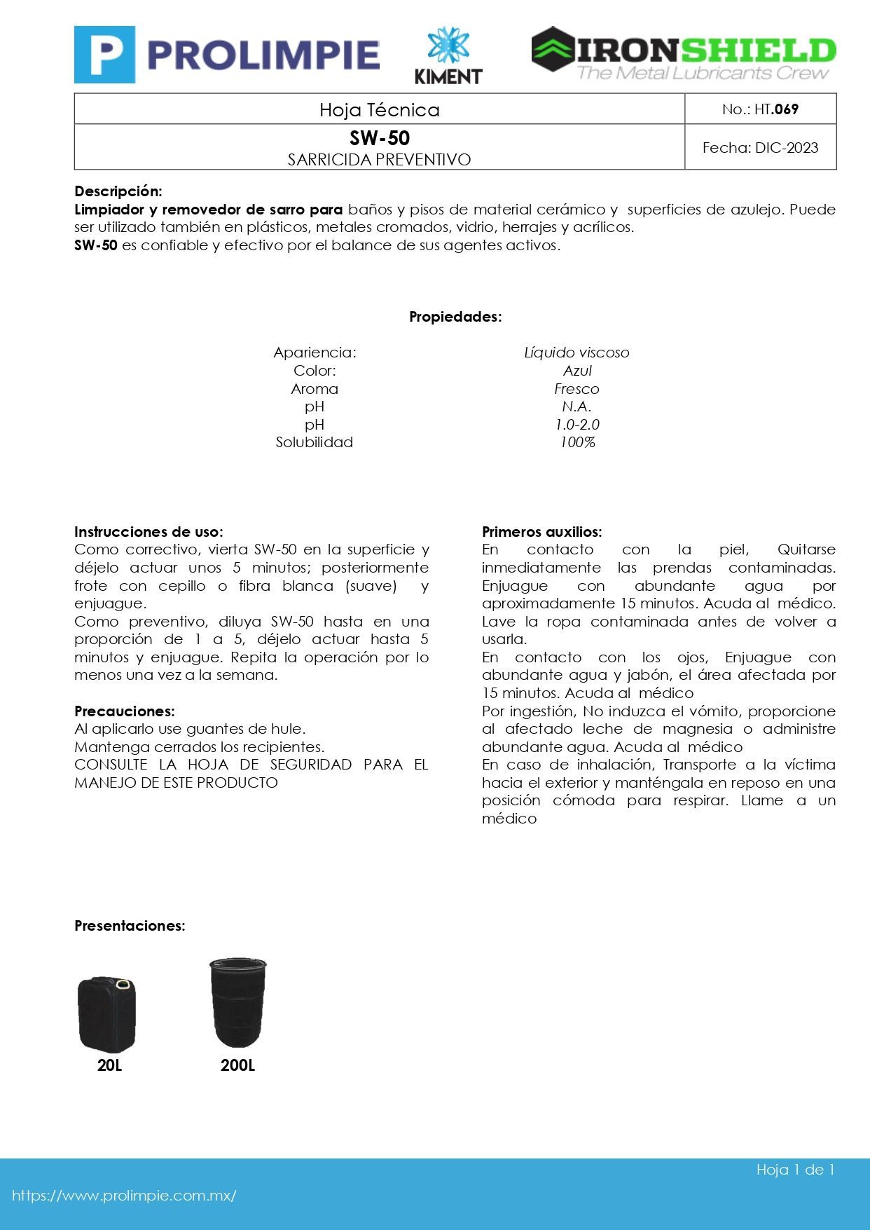 SW-50 Sarricida Preventivo